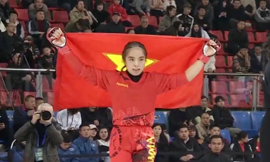 Vietnamese girl wins gold at 2026 Asian MMA Championship